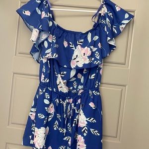 Off-the-shoulder Romper